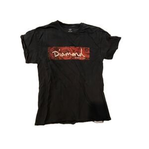 Diamond Supply Co Black T-Shirt Mens Med